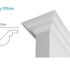 90mm Boral Sydney Cove Cornice 4200mm