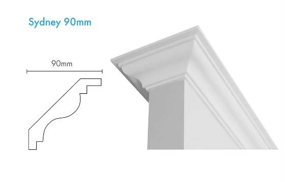 90mm Boral Sydney Cove Cornice 4200mm 1 90mm Boral Sydney Cove Cornice 4200mm