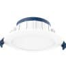 Haneco VIVA-LP, Viva LP series LED Downlight, Residential, 8W, IP44, IC-4, Dimmable, 3000K/4200K/5700K, Flush Diffuser, 90mm cut-out, 113mm Diam x 38mm, White