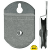 48mm large sash roller with bearing. Key hole fix.