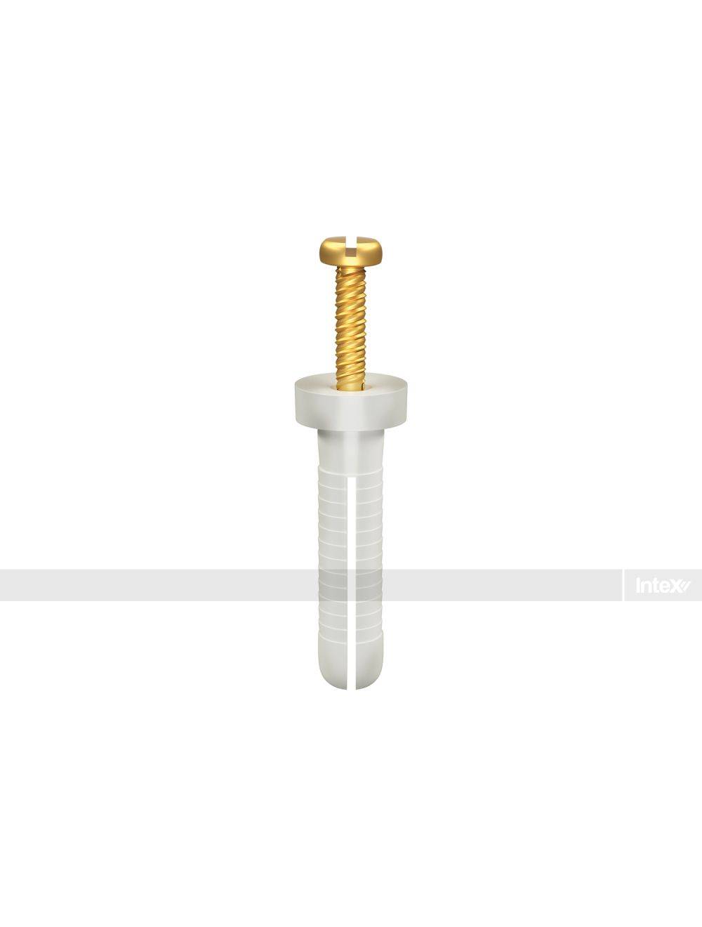 Nylon Anchor Round Head 6.5 x 50mm (Box of 100)