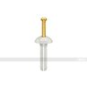 Nylon Anchor Mushroom Head 5 x 40mm (Box of 100)
