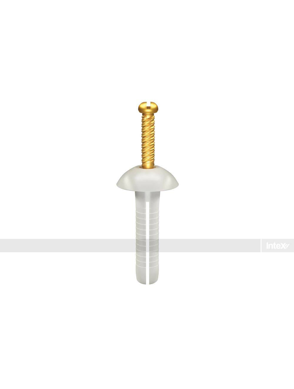 Nylon Anchor Mushroom Head 6.5 x 75mm (Box of 50)