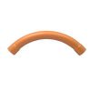 U/g sweep bend pvc 90deg 125mm orange CLI247P125EO