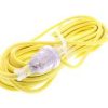 Extension lead 20mtr 10a h/duty yellow KIMELHD20Y