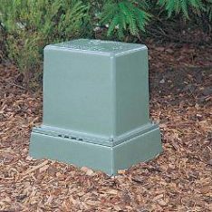 Pillar box short & base no vent green CABPBS-KIT