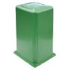 Pillar box tall top only non ventd green CABPBL-G-NV-SD