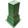 Pillar box tall & base vent green CABPBL-KITV