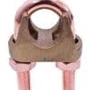 Earth clip brass for 19mm earth rod UNIEC19