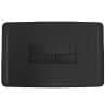 Outlet plate with brush cover black MAT05MM-WP64B