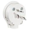 Plug top 20a 250v 3p side entry white HPM106/4WE