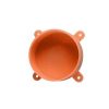 Disposable lid with lugs pvc orange CLI240TLEO