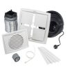 Exhaust fan kit ceiling duct 265 AIRCEF40WKWE