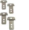 Bracket floor mount s/stl 1.5mm 4pk B-RIPWM/S