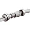 Gland metal m20 cable 8-13mm long thread CABGU20EMC/L