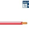 1.5BWRD 0.6/1.0kV V-90 PVC Insulated Building Wire, 1 Core, 1.5 sq-mm x 100m, Red