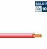 6BWRD 0.6/1.0kV V-90 PVC Insulated Building Wire, 1 Core, 6 sq-mm x 100m, Red