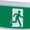 Clevertronics ECFLED-LI 3 Watt LED CLEVERFIT Maintained or Non Maintained Double Sided Wall or Ceiling Mounted D24 Running Man Exit Sign