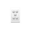 Switch 5gang vertical 10a white CLI2035VAWE
