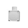 Junction box square pvc 32mm 1way gry CLI252/32/1GY
