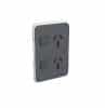 Skin socket sw vert twin 10a 250v CLI3025VCAN