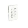 Skin switch v/h 6g rocker white CLI3046CVW