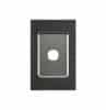 Plate grid&surr 1g 30ser saturn hor/blk CLI4031VHHB