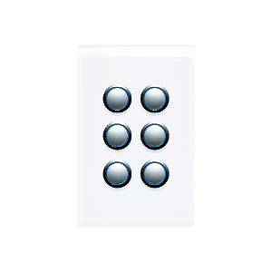 Switch 6g pb led 20a/16ax p/w sat CLI4066PBLPW 1 Switch 6g pb led 20a/16ax p/w sat CLI4066PBLPW