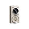 Outlet switched ip66 3pin 32a 250v grey CLI56C332GY