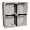 Mounting box 4 gang grey CLI56E4GY
