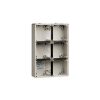 Mounting box 6 gang grey CLI56E6GY