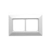 Surround flush 2g suit 56 series grey CLI56FA2GY