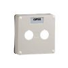 Junction box ip66 1g 2apert x 22mm grey CLI56L1/22/2GY