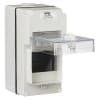 Load centre w/door 4mod f/din grey CLI56SB4GY