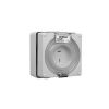Outlet socket ip66 2pin 15a 32v grey CLI56SO215/32GY