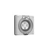 Outlet socket ip66 4pin 20a 500v l/e gry CLI56SO420LEGY