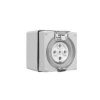 Outlet socket ip66 5pin 32a 500v grey CLI56SO532GY