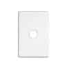 Plate grid & cover 1 gang white CLIC2031VHWE