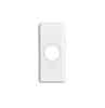 Plate grid & cover 1 gang arch white CLIC2031WE