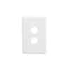 Plate cover 2 gang white CLIC2032CWE
