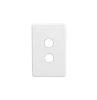 Plate grid & cover 2g black CLIC2032VHBK