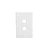 Plate grid & cover 2g white CLIC2032VHWE