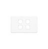 Plate grid & cover 4g black CLIC2034VHBK