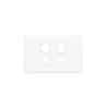 Plate grid & cover 4g white CLIC2034VHWE