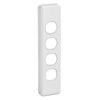 Plate grid & cover arch 4g white CLIC2034WE