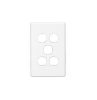 Plate grid & cover 5g white CLIC2035VHWE