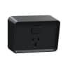 Socket sw horiz single 10a 250v bk CLIO3015BK
