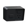 Socket sw single with timer 10a 250v bk CLIO3015TBK