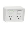 Socket sw horiz twin 10a 250v xw CLIO3025XW