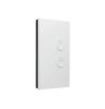 Switch 2 butt led c-bus saturn zen white CLIR5042NLZW